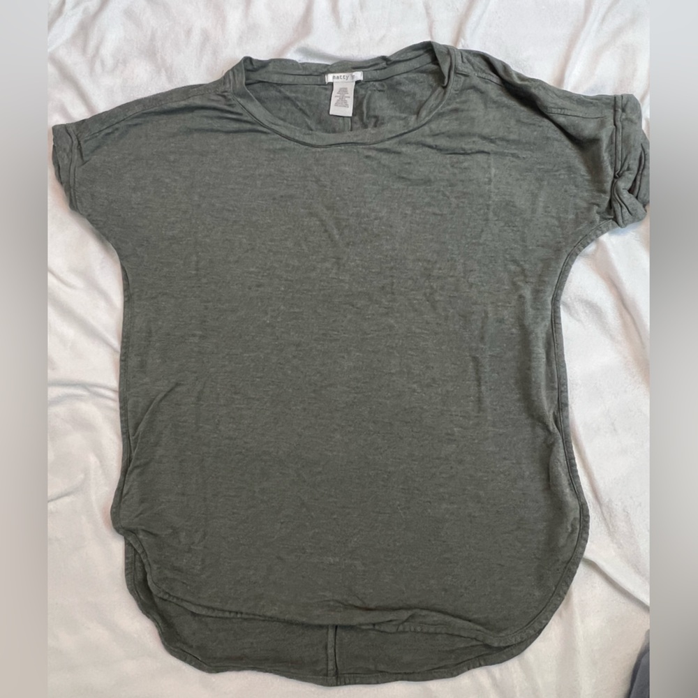 Matty M Olive Short Sleeve Tee